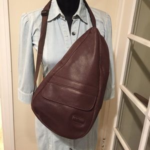 L.L. Bean Leather Kidney Ameribag Crossbody